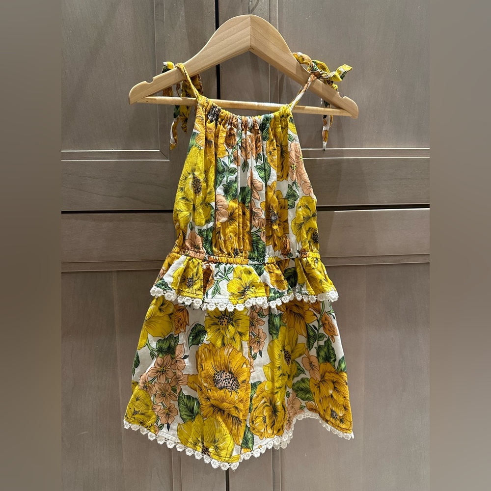 Zimmermann girls romper, size 2.